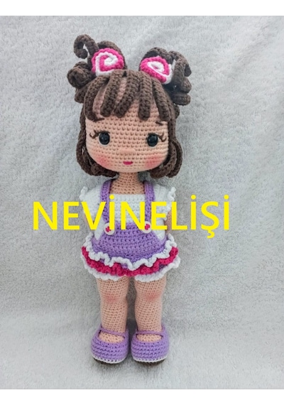 Amigurumi Almila Bebek Çok Renkli
