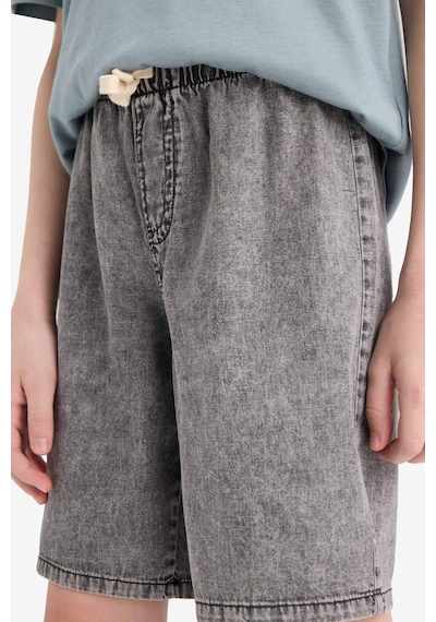 Defacto Erkek Çocuk Jean Şort D8575a825smnm55 Gri
