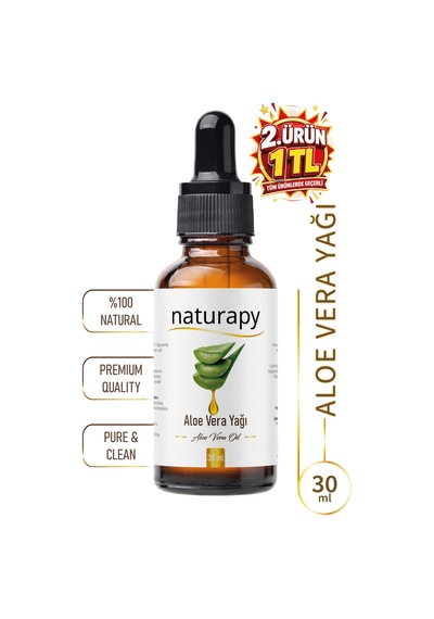 Aloe Vera Yağı Aloe Vera Oil Maserasyon Ekstraksiyon Yağı 30 Ml Damlalıklı Cam Şişe