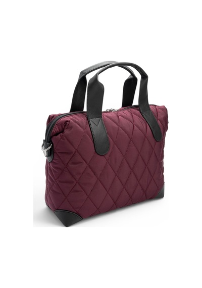 Silver & Polo Silver Polo Bordo - Siyah Memory Unisex Kadın Erkek Seyahat Çantası Sp1152