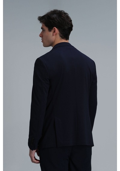 Lufian Erkek Peler Spor Blazer Slim Fit Ceket 111140158 Lacivert