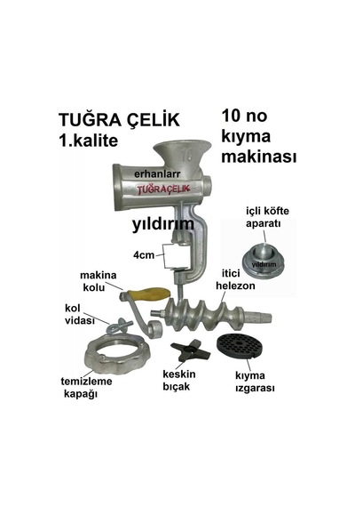 İçli Köfte Yapma Aparatı Metal No:12