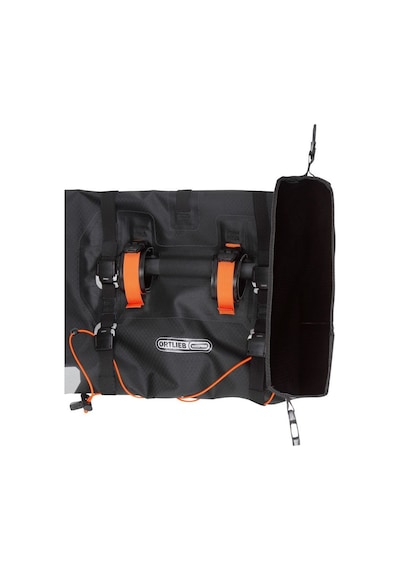 Ortlieb Bikepacking F9922 Gidon Çanta 15l Siyah Turuncu Siyah