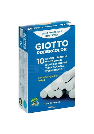 Giotto Robercolor Tozsuz Tebeşir Beyaz 10lu Paket 538700
