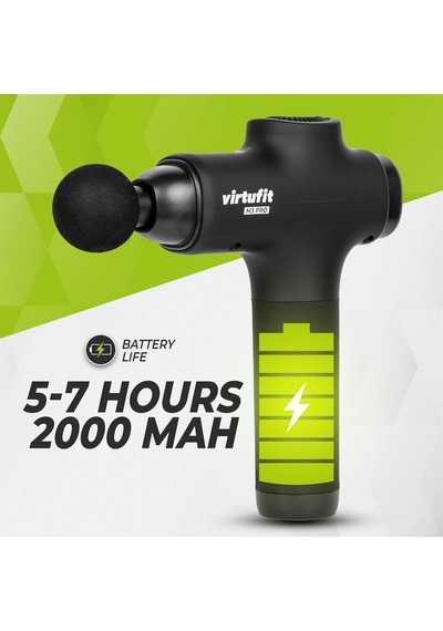 Virtufit M3 Pro Premium Masaj Tabancası - 6 Aparat - Şarj Edilebilir - Kas Masajı - Kablosuz - Saklama Kutusu Dahil - Profesyonel