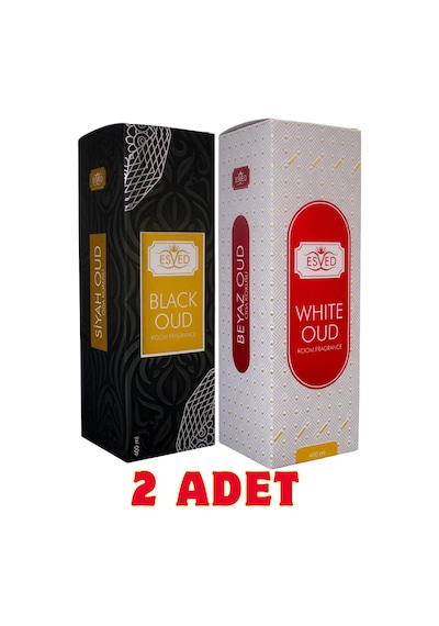 Beyaz Oud & White Oud Ve Siyah Oud & Black Oud Oda Ve Kumaş Spreyi Seccade Spreyi Oda Kokusu Koku 400 Ml.