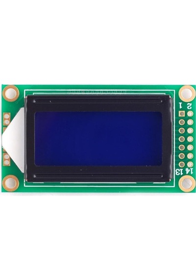 0802a 2x8 Mavi Karakter Lcd Modül Display Ekran 5v Beyaz Arka Işık 8x2 8 X 2 Lcd Gösterge Menü