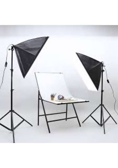 Fototek 50X70Cm Softbox Tek Duylu İkili Sürekli Işık Seti Youtube