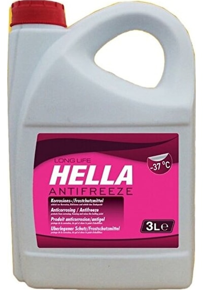Hella -37 Derece Kırmızı Antifriz 3 L
