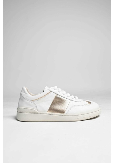 Bestello Bağcıklı Kauçuk Taban Sneaker 101-gumk-01 Kadın Ayakkabı Beyaz