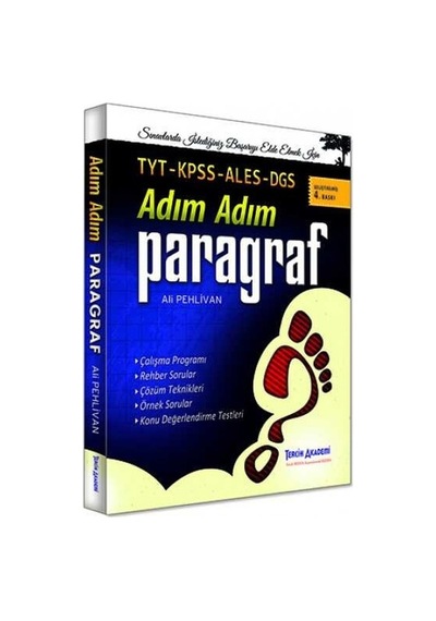 Adım Adım Parağraf Tyt Ales Dgs Kpss Akademi