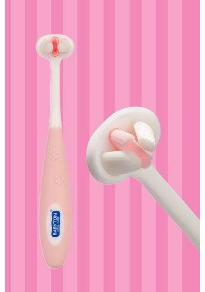 Toothhugger 3 Yönlü Çocuk Diş Fırçası Pinky