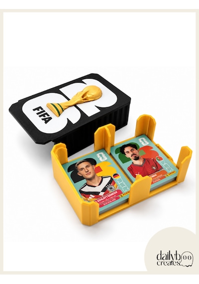 Fıfa World Cup 2026 Panini Sticker Uyumlu Futbolcu Sticker Koleksiyon Kutusu-siyah