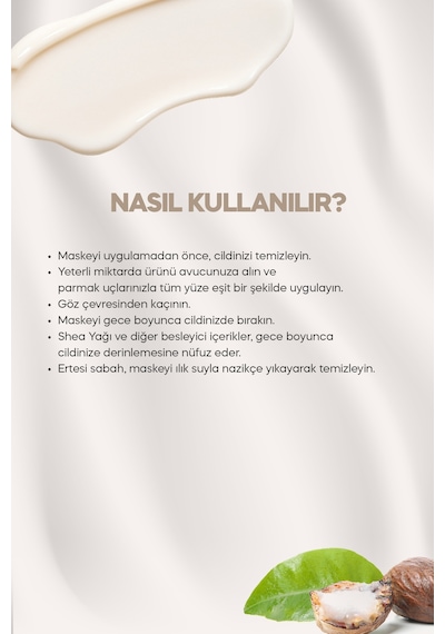 Shea Yağı İçeren Besleyici Uyku Maskesi A'pıeu Fresh Mate Shea Butter Mask Nutrition