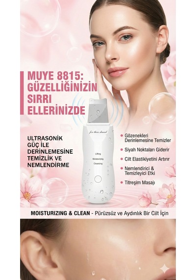 Ultrasonik Spatula Yüz Siyah Nokta Temizleme Çok Renkli