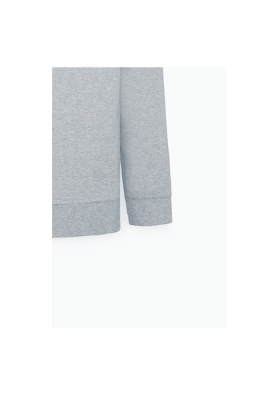AC&Co / Altınyıldız Classics Standart Fit Normal Kesim Pamuk Bisiklet Yaka Erkek Sweatshirt Gri Melanj