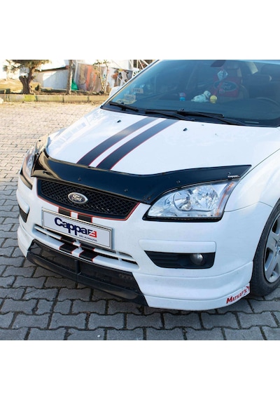 Cappafe Ford Focus Ön Kaput Koruyucu Rüzgarlık 4Mm Abs 2005-08