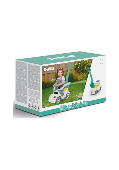 Dolu Oyuncak Step Araba 4 U 1 Arada - Yeşil