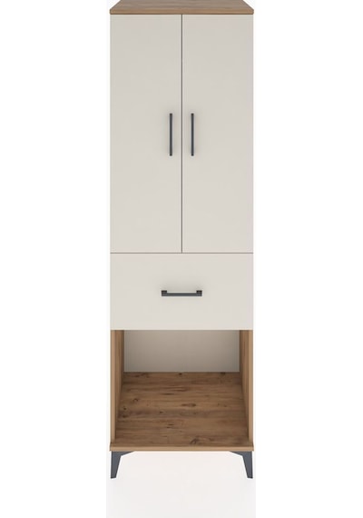 Hyperion Dolap Tek Raflı Tek Çekmeceli Tek Askılı 60x44x195 Çam-aytaşı Atlas Çam