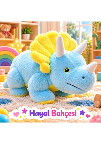 Dinazor Peluş 50 Cm Açık Mavi