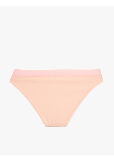 Koton Rahat Kalıp Pamuklu Baskılı Brief Külot Pembe 6slk30092mk Gül