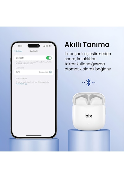 Bix TW11 Bluetooth 5.4 Kulak İçi Kulaklık