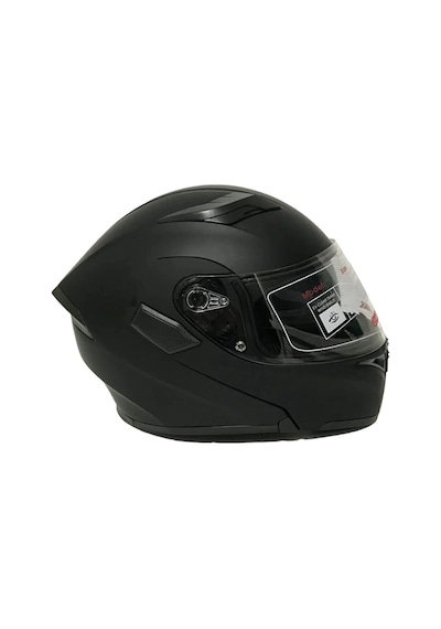 Mat Siyah Jk 902 Çene Pedli Güneş Vizörlü Çeneden Açılır Kask