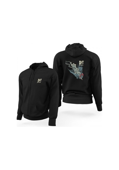 Dark Tranquillity Atoma Siyah Fermuarlı Limited Edition Kapşonlu Sweatshirt