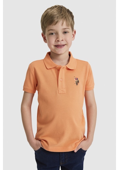 U.s. Polo Assn. Erkek Çocuk Turuncu Tişört Basic 50325608-vr051
