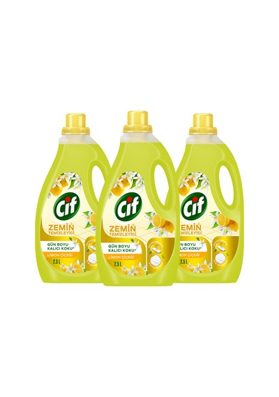 Cif Zemin Temizleyici Limon Çiçeği 2500 Ml X3 Diğer
