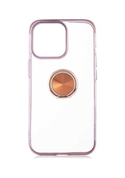 Apple Uyumlu iPhone 13 Pro Max Kılıf Zore Gess Kenarları Renkli Yüzük Aparatlı