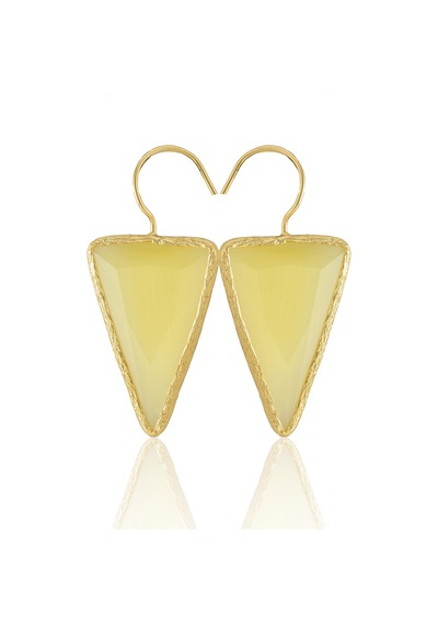 Kadir Jewellery 22 Ayar Altın Kaplama Vintage Küpe -el İşçiliği Ve Hipoalerjenik Küpe Sarı 22965300