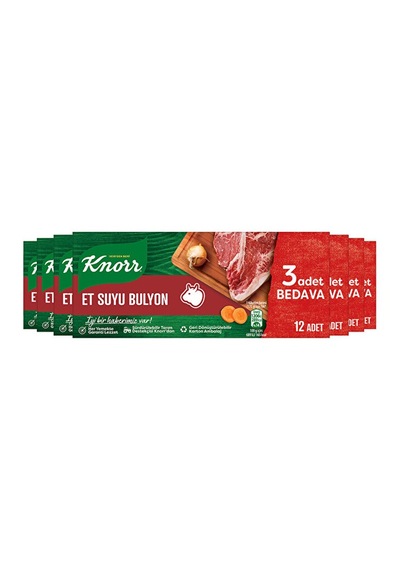 Knorr Et Bulyon 12'li 120 Gr X 7 Adet