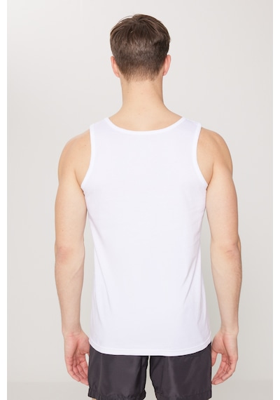 AC&Co / Altınyıldız Classics Erkek Standart Fit Normal Kesim %100 Pamuk 2'li Atlet Paketi - Beyaz