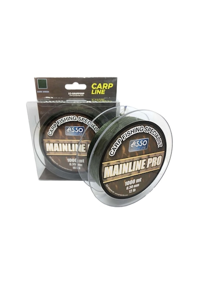 Asso Mainline Pro Special Carp Fishing Line 1000mt Dark Green