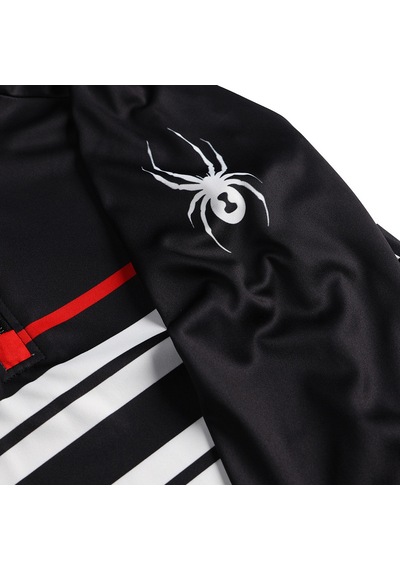 Spyder Web 12 Zip Erkek Çocuk Siyah İçlik Üst 10011