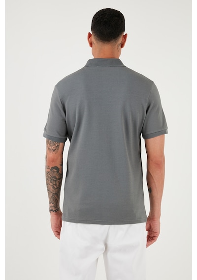 Buratti Pamuklu Regular Fit Fermuarlı Erkek Polo Yaka T Shirt 5902915 Açık Haki