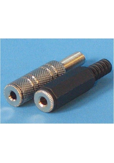 Uptech Kj48P 3.5Mm Seyyar Dişi Jak Plastik Siyah