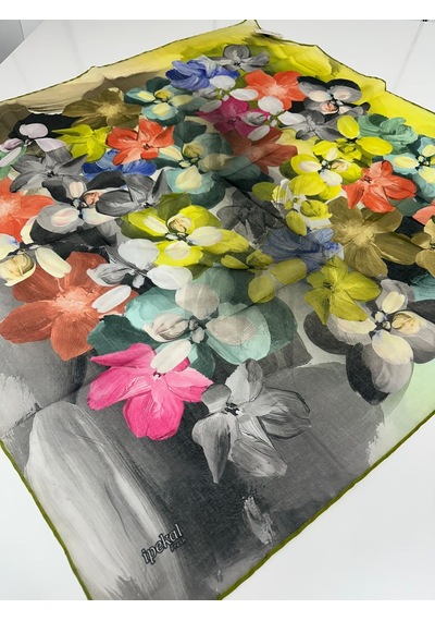 İpekal Fresh Soft Pamuk Eşarp - 05079 - 90 X 90 / 12 Yeşil 12 Yeşil