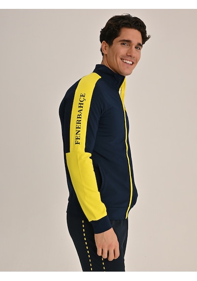 Fenerium Erkek Trıbun Fb Sarı Lacivert Sweat Fb Laci Yeni