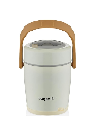 Vagonlife Bento 1600ml Lunchbox 2 Kaseli 4-6 Saat Sıcak/soğuk Termos Özellikli Çelik Sefer Tası Yemek Kutusu Beyaz Çok Renkli Vagonlife Bento 1600ml Lunchbox 2 Kaseli 4-6 Saat Sıcak/soğuk Termos Özellikli Çelik Sefer Tası Yemek Kutusu Beyaz Çok Renkli