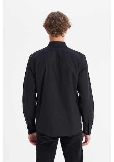 Wrangler Erkek Tek Cepli Gömlek Black Black