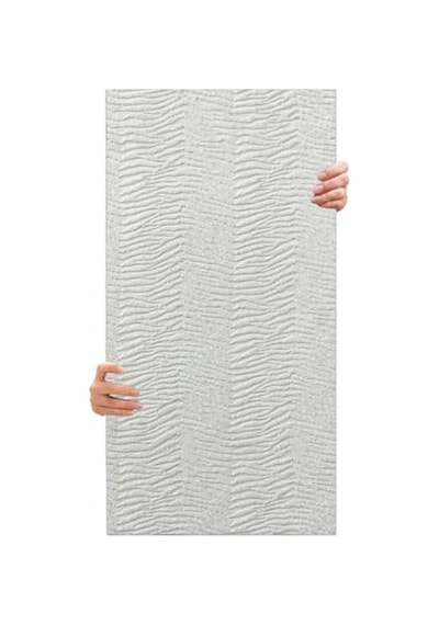 Tink 3d Kendinden Yapışkanlı Duvar Kağıdı Yeni Nesil Akustik Keçe Panel Desenli 52x98 Cm Beyaz, 10 Adet 5 M²