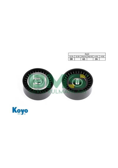 BMS 518 Alternatör Kayışı Avare Rulmanı (Küçük) Astra J Insignia Zafira C Cascada A20Dth A20Dtr A20Dtc