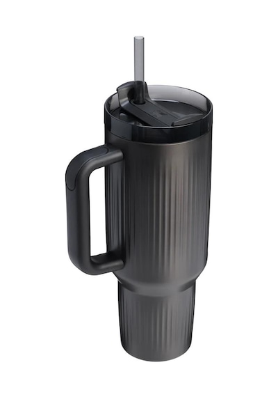 Stanley Quencher H2.0 Fluted Tumbler Pipetli Termos Bardak 1.18l-10-13002-0132 Siyah