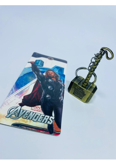 Marvel Thor 3d Logo Metal Anahtarlık //8cm