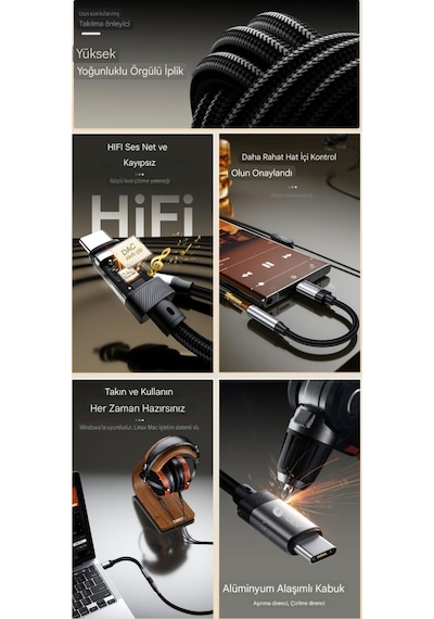 Essager Type-c To Lightning 60w Hızlı Adaptör Çevirici