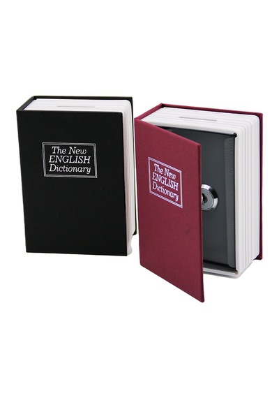 Büyük Kitap Modeli Kilitli Kasa - Kumbara - 180x115x55mm 5372 Çr