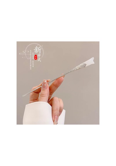 Şeffaf Minimal Topuz Saç Çubuğu Beyaz Gümüş - 255478013 Beyaz Gümüş - 255478013 Beyaz Gümüş