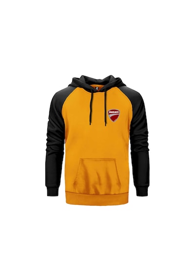 Ducati Multistrada Logo Sarı Renk Reglan Kol Sweatshirt Sarı